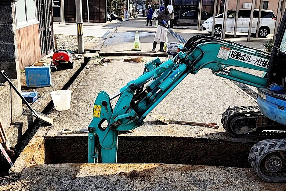 鉛給水管布設工事